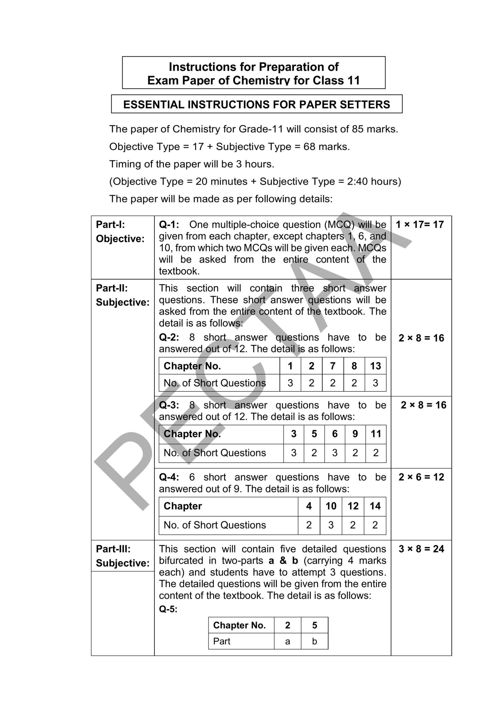 Chemistry 1st year Smart Syllabus 2026 Pairing Scheme Pg#1