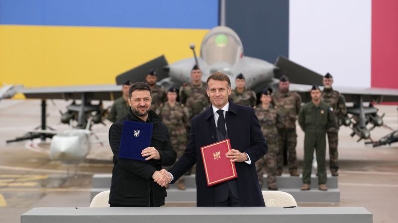 France-Ukraine Defense Agreement Up to 100 Rafale Jets, Air Defenses, and Long-Term Partnership