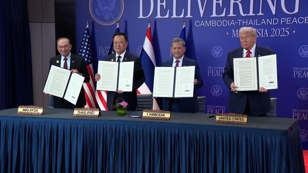Trump Witnesses Historic Ceasefire Signing Between Thailand and Cambodia in Malaysia